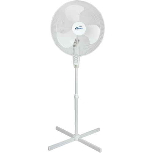 Ventilateur oscillant sur socle, Commercial, 3 Vitesses, Diam&egrave;tre de 18" Industrial Sales