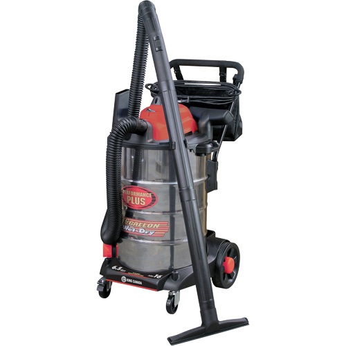 Aspirateur, Secs-humides, 6,5 CV, 16 gal. US (60,6 litres) Industrial Sales