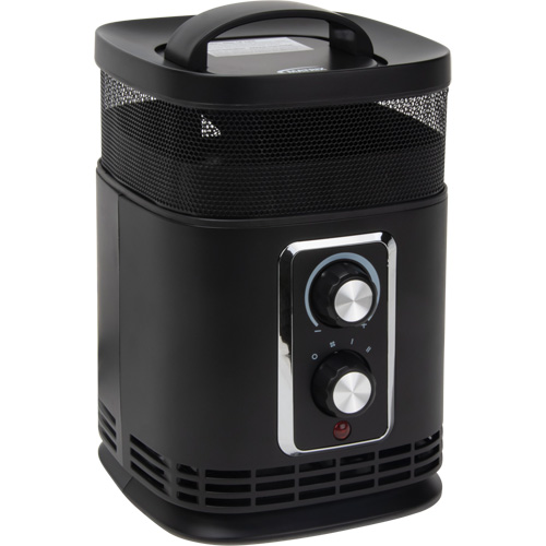 360 Degree Surround Portable Heater, Ceramic, Electric, 5200 BTU/H Industrial Sales