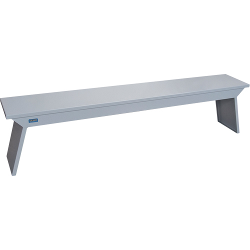 Bancs pour vestiaires, Acier, 72" lo x 12" la x 17" h Industrial Sales