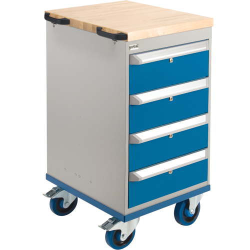 Mobile Cabinet Benches- Assembly Kits, Single Industrial Sales