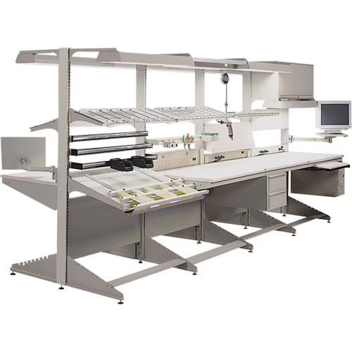 Modular Ergonomic Workstations - Hanging Cabinets Industrial Sales