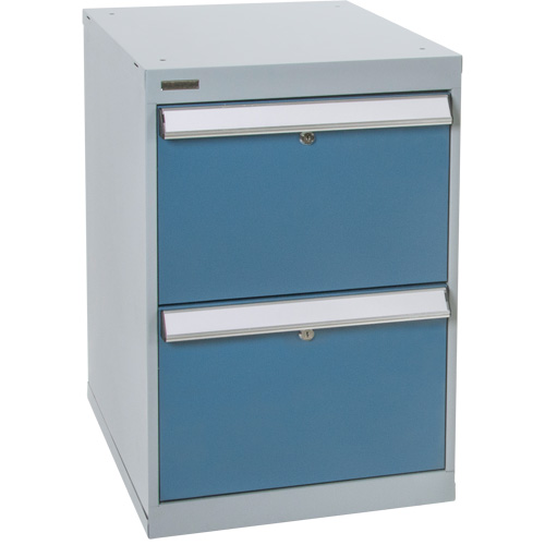 Two-Drawer Pedestal Workbench, 18" W x 21" D x 28" H Industrial Sales