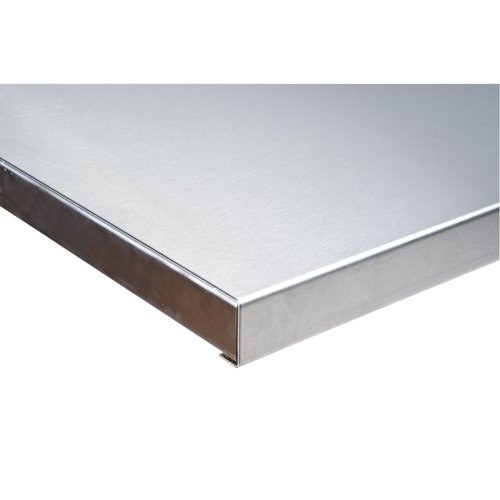 304 Stainless Steel Wood-Filled Workbench Tops, 24" D x 48" W, 1-3/4" Thick Industrial Sales