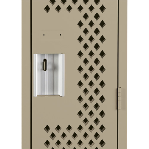 Casiers Clean Line, 12" x 15" x 72", Acier, Beige, Rivet (assembl&eacute;), Perfor&eacute; Industrial Sales