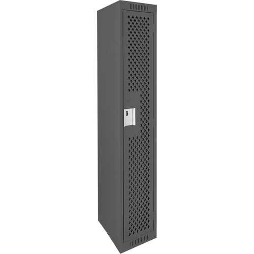 Casiers Clean Line, 12" x 12" x 72", Acier, Charbon, Rivet (assembl&eacute;), Perfor&eacute; Industrial Sales