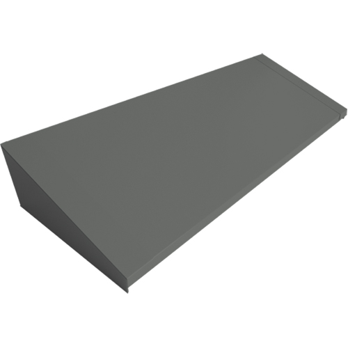 All-Welded Concorde - Heavy-Duty Lockers Sloping Top, 4 Bank, 18" D x 48" W x 6" H, Steel Industrial Sales
