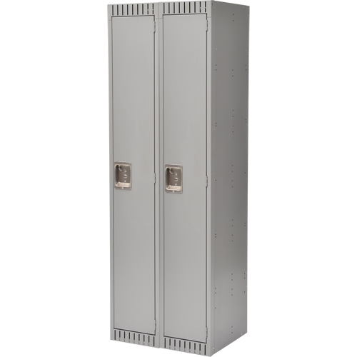 Casiers, Bloc de 2, 24" x 18" x 72", Acier, Gris, D&eacute;mont&eacute; Industrial Sales