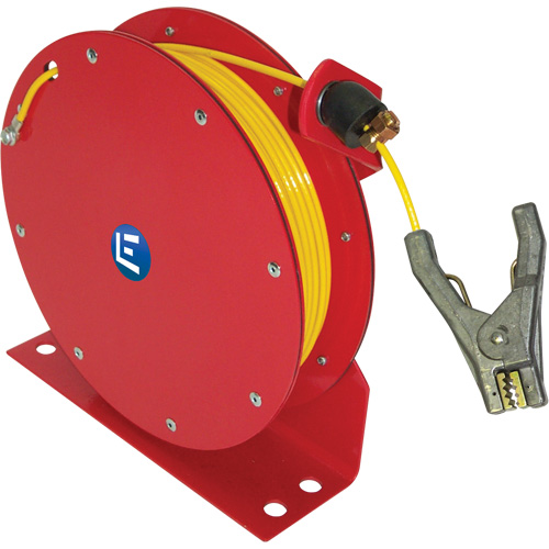 Auto Rewind Grounding Reel, 100' Length, Heavy-Duty Industrial Sales