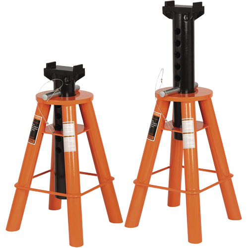 873A Low-Profile Truck Stand Set, 10 Tons Capacity, 20-1/2" - 30" H Industrial Sales
