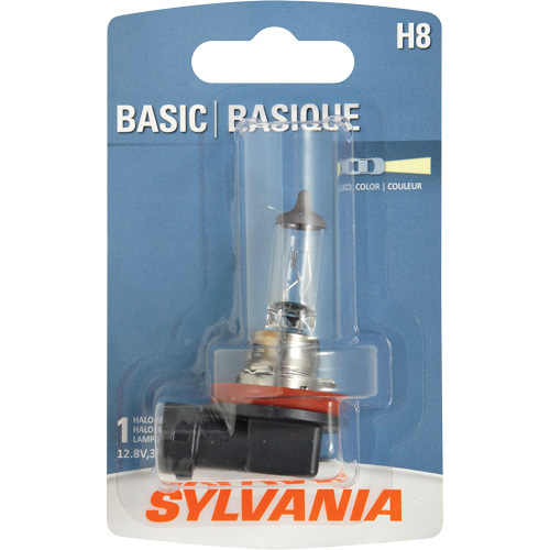 H8 Basic Headlight Bulb, Halogen, 35 W, Off White Industrial Sales