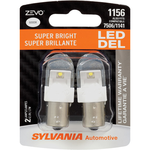 1156 Zevo&reg; Mini Automotive Bulb, LED, 1.7 W, White Industrial Sales