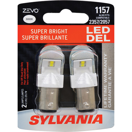 1157 Zevo&reg; Mini Automotive Bulb, LED, 1.7 W, White Industrial Sales