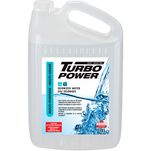 Turbo Power Multi-Purpose Deionized Water, Jug Industrial Sales