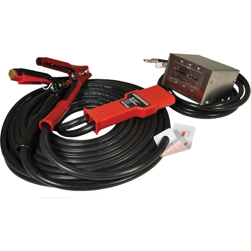 Heavy-Duty Tangle-Free Plug-In Booster Cable, 1 AWG, 800 A, 25' Cable Industrial Sales