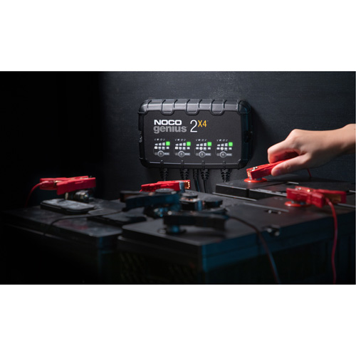 Genius&reg; 2X4 4-Bank, 8-Amp Battery Charger Industrial Sales