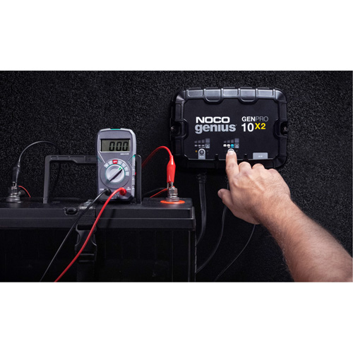Genius&reg; GenPro10X2 2-Bank, 20-Amp On-Board Battery Charger Industrial Sales