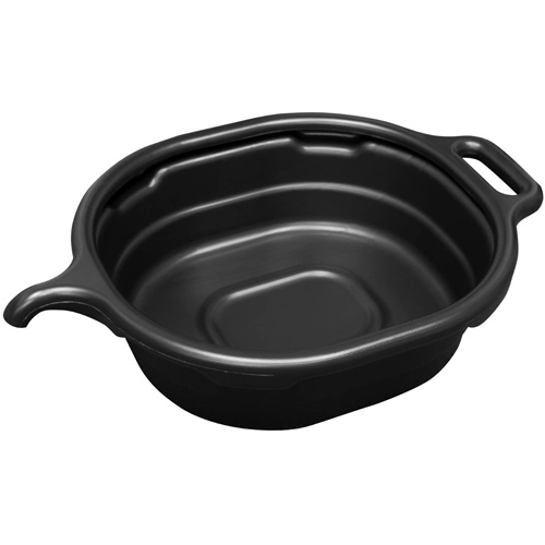 Plateau de drainage ovale noir Industrial Sales