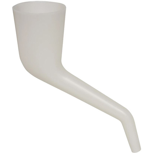 Translucent Right Angle Funnel, Plastic Industrial Sales