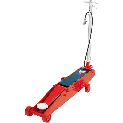 Floor Jack, 10 Ton(s) Capacity, 6-1/8" Lowered, 27-1/4" Raised, Air Hydraulic Industrial Sales