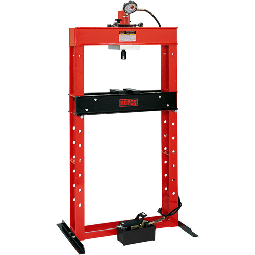 Air Hydraulic Pump Operated Shop Press, 25 tons Capacity Industrial Sales