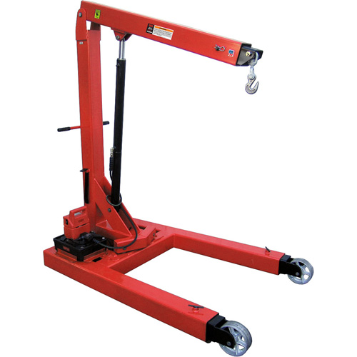 Grue hydraulique de plancher &eacute;lectro, Capacit&eacute; 6613,87 lb (3 tonnes) Industrial Sales