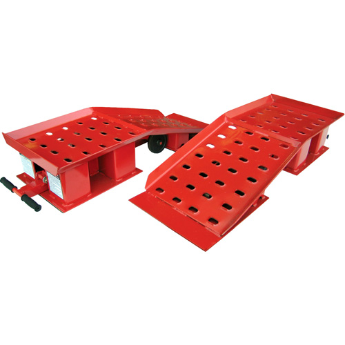 Pair of Truck Ramps, 20000 lbs. Capacity, 48-1/4" L, 12-5/8" W, 9" H Industrial Sales