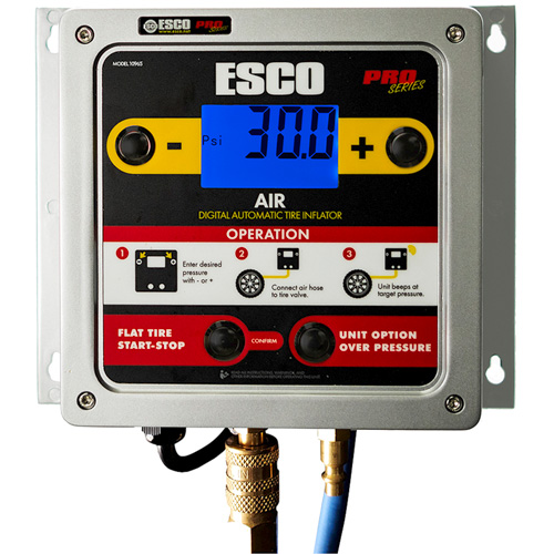 Digital Wall-Mounted Aluminum Tire Inflator Industrial Sales