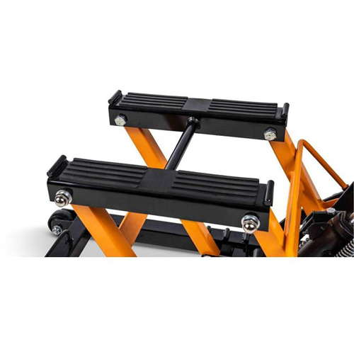 Cric pour VTT et motos, 0,75 tonnes Capacit&eacute;, 4-2/3" Abaiss&eacute;e, 14-1/2" &eacute;lev&eacute;e, Hydraulique &agrave; main Industrial Sales