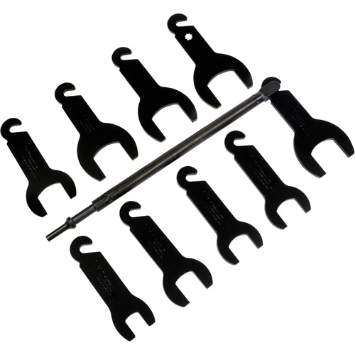 10-Piece Pneumatic Fan Clutch Wrench Set Industrial Sales