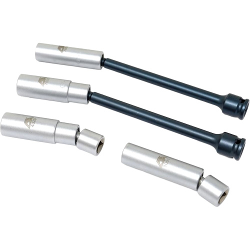 Jeu de douilles pivotantes pour bougie d'allumage Euro 4 mcx, Prise 3/8" Industrial Sales