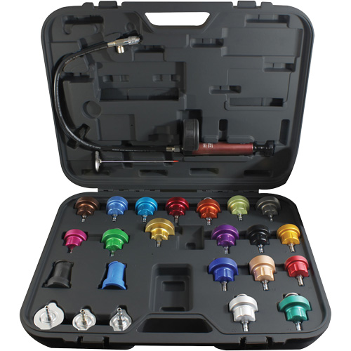 25-Piece Master Cooling System Pressure Test Kit Industrial Sales