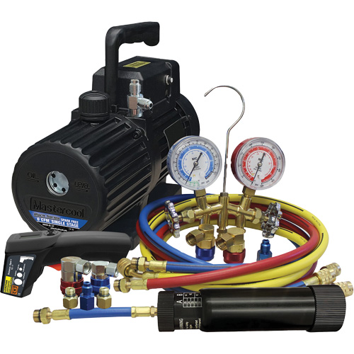 Dual R134A/R1234YF Evacuation & Charging Combo Kit Industrial Sales