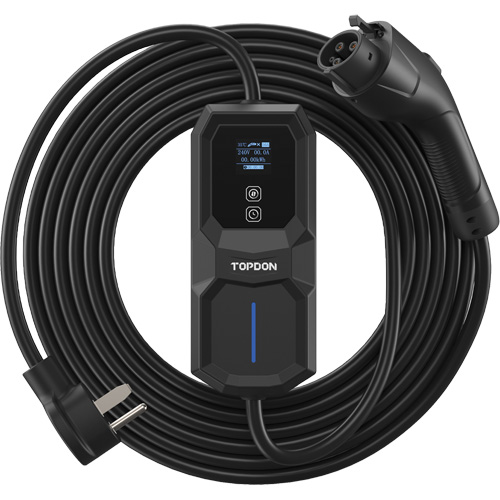 Fiche NEMA 6-50 portable PulseQ AC, 32 A, Niveau 2 CA, Connecteur Type 1 (SAE J1772) Industrial Sales