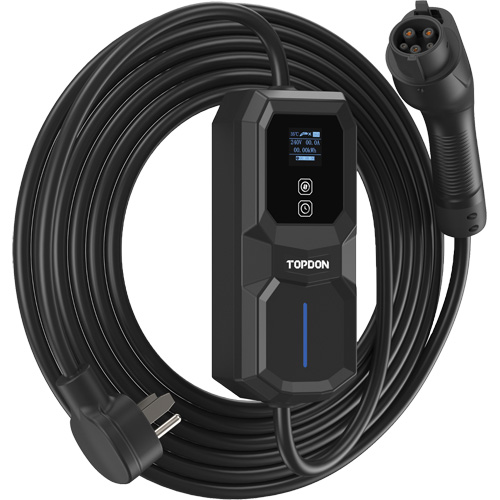 Fiche NEMA 6-50 portable PulseQ AC, 32 A, Niveau 2 CA, Connecteur Type 1 (SAE J1772) Industrial Sales