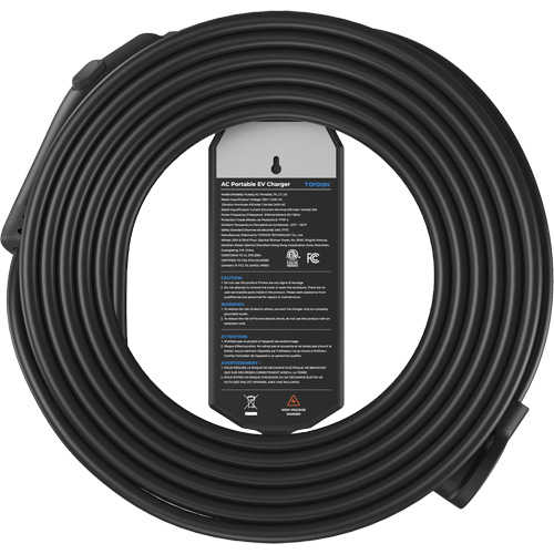Fiche NEMA 6-50 portable PulseQ AC, 32 A, Niveau 2 CA, Connecteur Type 1 (SAE J1772) Industrial Sales