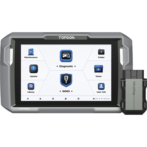 UltraDiag 8" Scan Tool & Key Programming with Bi-Directional Controls Industrial Sales