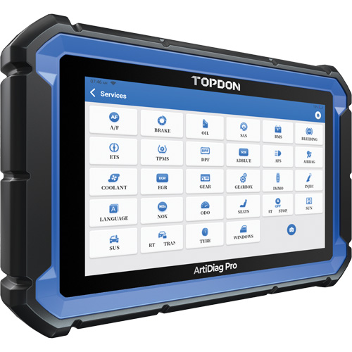 Outil de diagnostic ArtiDiag Pro 7" avec fonctions de service et commandes bidirectionnelles Industrial Sales