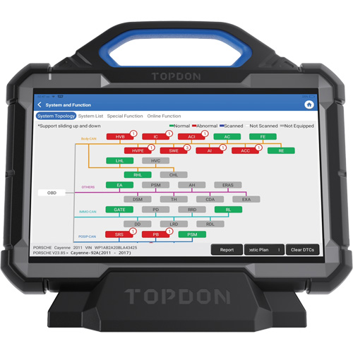 Phoenix Max with Scope 13.3" OE-Level Scan Tool, Docking Station & 4 Channel Oscilloscope Industrial Sales