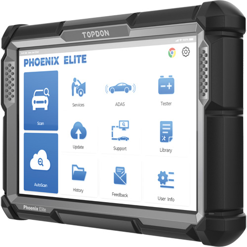 Outil de diagnostic de niveau constructeur Phoenix Elite avec &eacute;cran 10,1", programmation bas&eacute;e sur l'infonuage et CANFD Industrial Sales