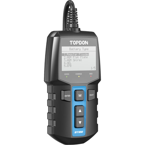 Testeur de batterie 12?V et de syst&egrave;mes BT100 Industrial Sales