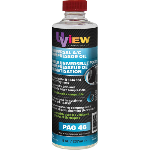 Universal PAG 46 A/C Oil, 237 ml, Bottle Industrial Sales