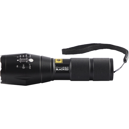 Lampe UV rechargeable pour la d&eacute;tection des fuites UView Phazer BLACK 395 Industrial Sales