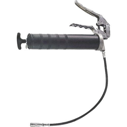 Pistolet &agrave; graisse robuste &agrave; poign&eacute;e pistolet avec rallonge de tuyau flexible, Capacit&eacute; 14 oz Industrial Sales