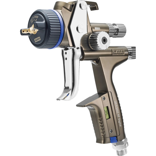 Pistolet de peinture de premi&egrave;re qualit&eacute; pour peinture automobile avec psi num&eacute;rique X5500 RP 1,3 O RPS D, Entr&eacute;e d'air 1/4" NPT, 10,24 pi³/min, Capacit&eacute; 0,6 L/0,9 L, 0,17 psi Industrial Sales