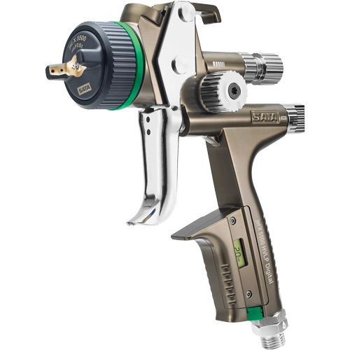 Pistolet de peinture de premi&egrave;re qualit&eacute; pour peinture automobile avec psi num&eacute;rique X5500 HVLP 1,2 I RPS D, Entr&eacute;e d'air 1/4" NPT, 15,19 pi³/min, Capacit&eacute; 0,6 L/0,9 L, 0,17 psi Industrial Sales