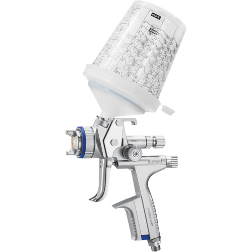 Pistolet de peinture 5000 B RP avec buse 1,2 et trois godets polyvalents RPS 0,3 l/0,6 l/0,9 L, Entr&eacute;e d'air 1/4" NPT, 10,24 pi³/min, Capacit&eacute; 0,3 L/0,6 L/0,9 L, 0,17 psi Industrial Sales