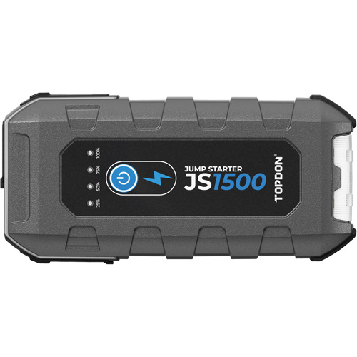 D&eacute;marreur d'appoint, survolteur, banque d'alimentation et lampe de poche JumpSurge1500 Industrial Sales