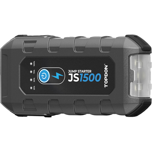 D&eacute;marreur d'appoint, survolteur, banque d'alimentation et lampe de poche JumpSurge1500 Industrial Sales