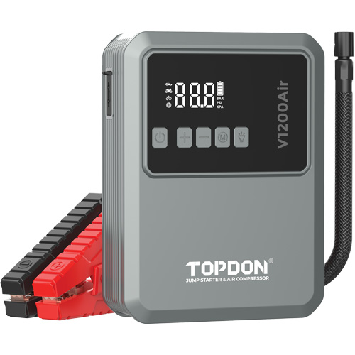 V1200Air 2-in-1 1200 Peak Amp Jump Starter & Tire Inflator Industrial Sales